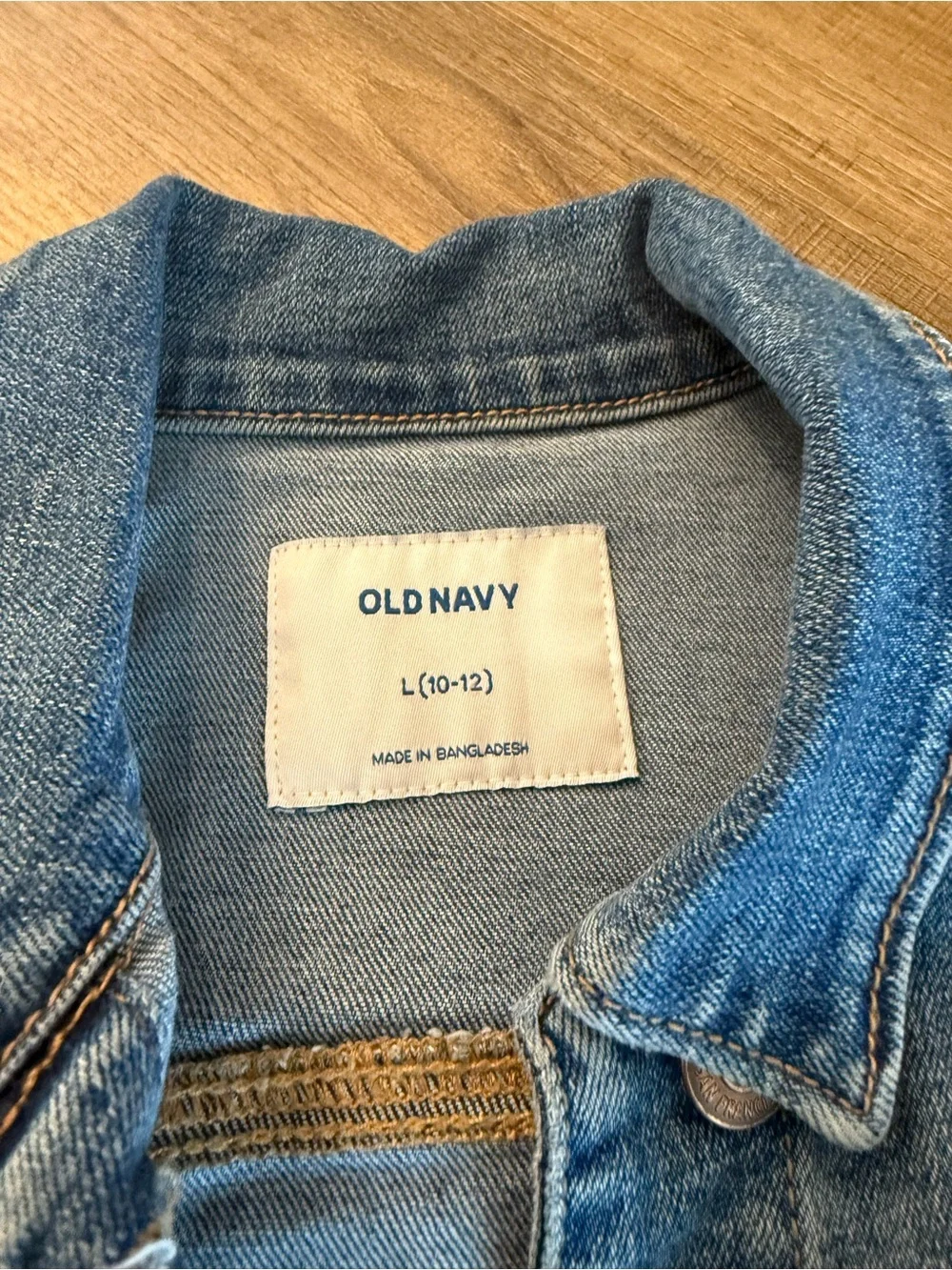 Girls Old Navy Light Blue Kids Denim Jacket